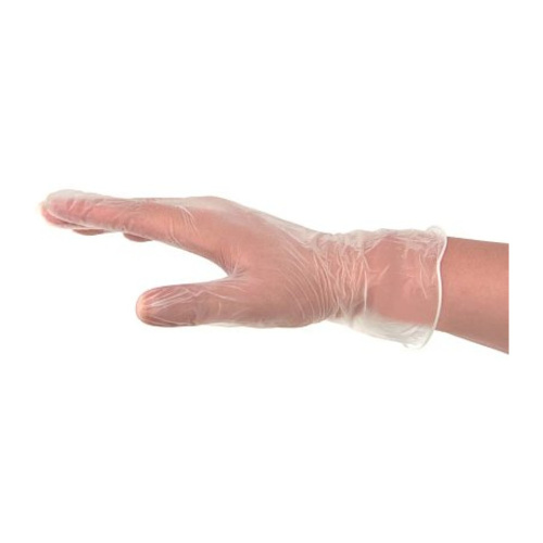 Перчатки виниловые Zaubex, одноразовые фото 2