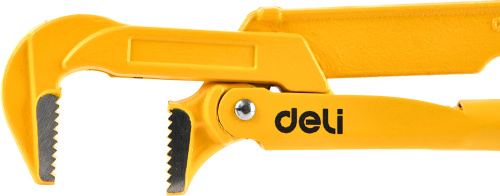 Ключ трубный Deli YS EDL105167 2", раскрытие губок 67 мм фото 3