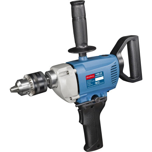 Дрель-миксер DongCheng DJZ03-16A, 1010 Вт, 620 об/мин, 1 скорость фото 2