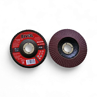 Круг лепестковый торцевой BIVOL 125 x 22,2 мм Р120