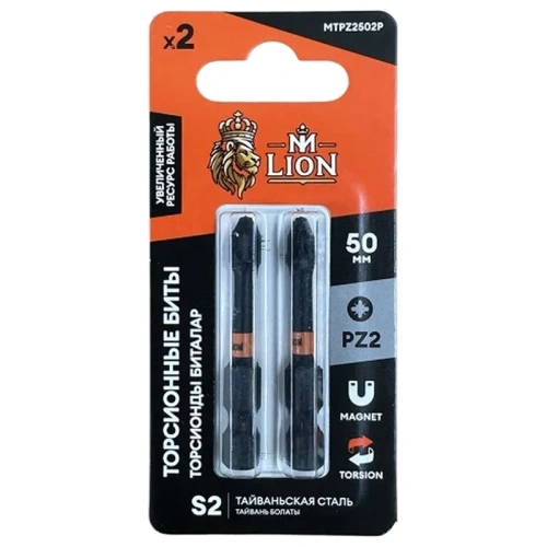 Бита M-Lion MTPZ2502P, торсионная, PZ2 50 мм