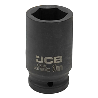 Головка ударная шестигранная глубокая JCB-46510030 3/4", 30 мм