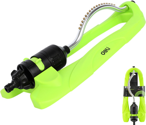 Разбрызгиватель Deli GS EDL581303 3/4", осциллирующий веерный, пластик, зеленый фото 2