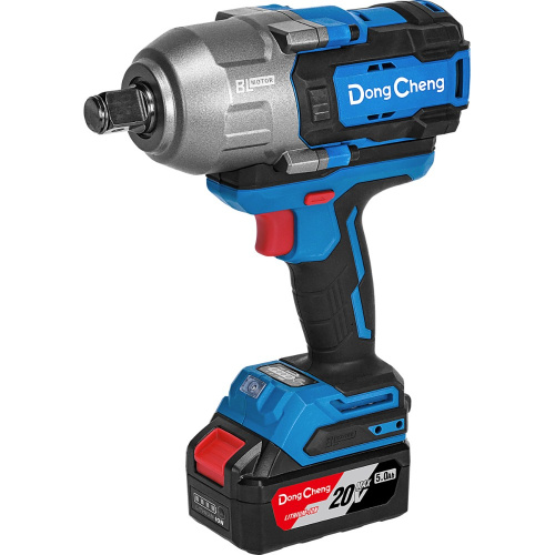 Аккумуляторный гайковерт DongCheng DCPB1288 (TYPE FK) 20 В, 1288 Нм, 2 АКБ, 5 Ач, З/У 4 А