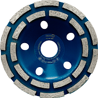 Чашка алмазная по бетону "Krugo Master", 125 x 22.23 мм, двухрядная