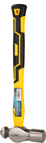 Молоток шаровой Deli YS EDL443024 0.68 кг, фибергласовая рукоятка фото 2