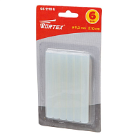 Стержни для клеевого пистолета WORTEX GS1110 U, 11.2x100 мм, 6 шт, прозрачные