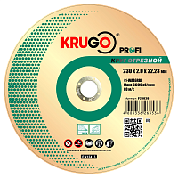 Круг отрезной по металлу Krugo Profi 230 x 2.0 x 22.23 мм