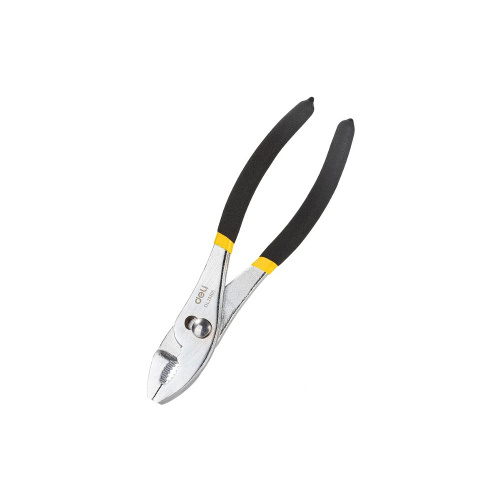 Переставные пассатижи Deli YS EDL25508, 200 мм., желтый, черный