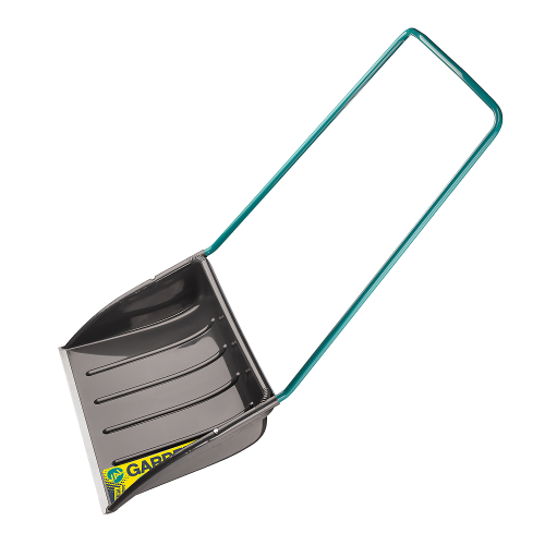 Скрепер для снега val Gardena Amigo, 730x560x1500, морозостойкий полипропилен, ребра жесткости, стальная рукоятка, графит фото 3