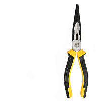 Длинногубцы Deli YS EDL0102, 200 мм, 2-х компонентные рукоятки
