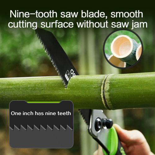 Пила садовая Deli GS EDL-YL2405, 203 мм, складная фото 6