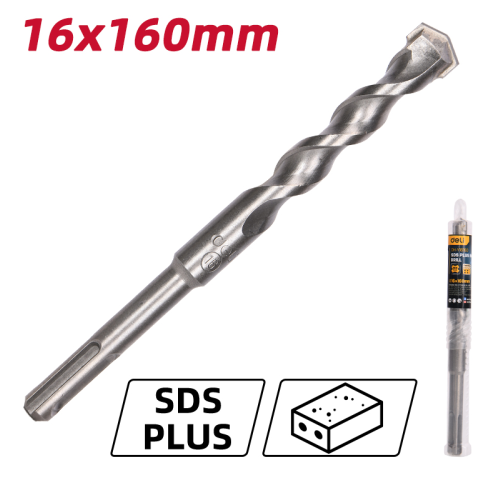 Бур по бетону Deli YS EDH-Y16160, 16 x 160 мм, SDS-PLUS фото 2