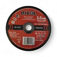 Круг отрезной по металлу BIVOL T41-180 x 2,0 x 22,2 мм