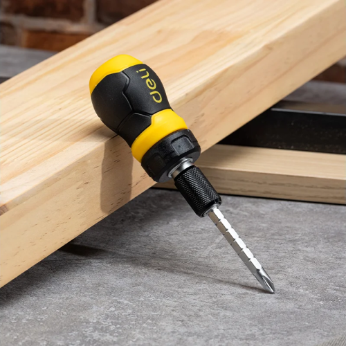 Двухсторонняя отвертка Deli YS EDL626010, с трещоткой, PH2+SL6 фото 10