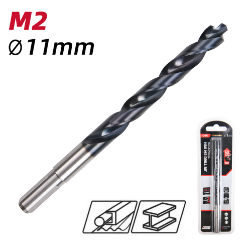 Сверло по металлу Deli RS EDH-MHZ110-E4, 11.0 мм, DIN 338, HSS-TiN фото 3