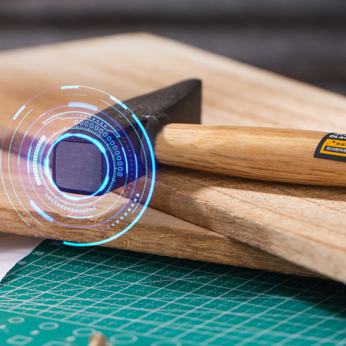 Молоток слесарный Deli YS DL442200, 0.2 кг, деревянная рукоятка фото 4