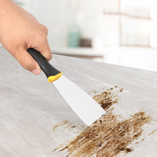 Шпатель нержавеющий 50 мм Deli YS EDL-HD2 2-х компонентная ручка фото 5