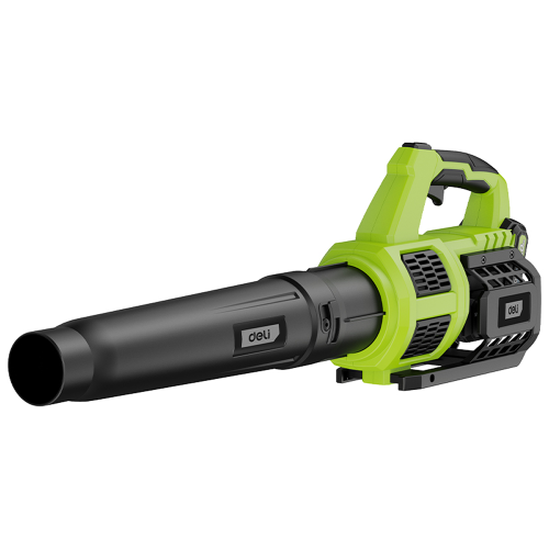 Воздуходувка Deli GS EDG012-1, аккумулятор, бесщеточная, 20 В, 4Ач, коробка, черный, зеленый