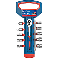 Набор торцевых головок 1/2" "DongCheng D034406", 12 шт
