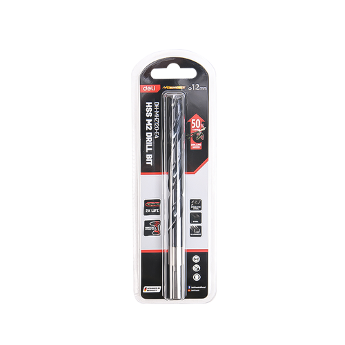 Сверло по металлу Deli RS EDH-MHZ120-E4, 12.0 мм, DIN 338, HSS-TiN фото 2