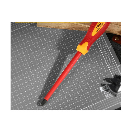 Отвертка Deli YS EDL518150, диэлектрическая, PH3 x 150 мм фото 3