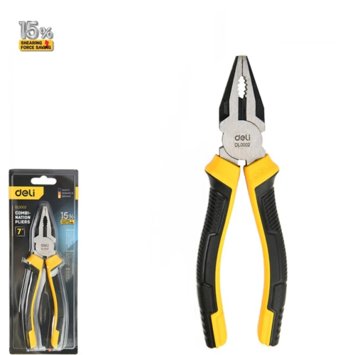 Плоскогубцы Deli YS EDL0002, 180 мм, 2-х компонентные рукоятки фото 2 Плоскогубцы Deli YS EDL0002, 180 мм, 2-х компонентные рукоятки фото 2