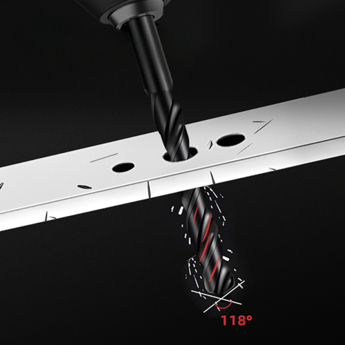 Набор сверел по металлу Deli RS EDH-MHZ025-ED1, 1-13 мм, DIN 338, 25 шт. фото 6