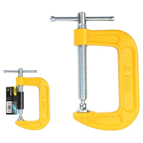 Струбцина G-образная Deli YS EDL-G203, 75 мм