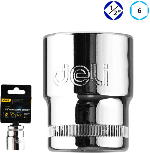 Головка торцевая шестигранная Deli YS EDQ4024 1/2", 24 мм фото 2