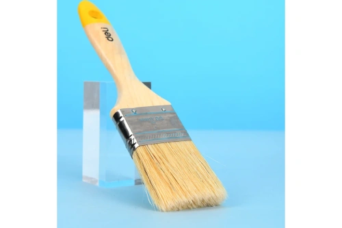 Кисть малярная плоская 2"-50 мм Deli YS EDL509122 деревянная рукоятка, искусственная щетина фото 3 Кисть малярная плоская 2"-50 мм Deli YS EDL509122 деревянная рукоятка, искусственная щетина фото 3