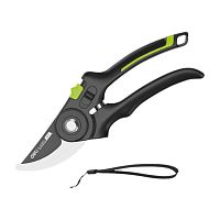 Секатор садовый Deli GS EDL-YL0004, 216 мм, SK5, черный