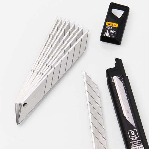 Лезвие для строительного ножа Deli EDL-DP093A, 9 мм, 10 шт. фото 5