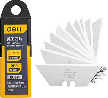 Лезвия сменные трапецевидные Deli YS DL-DP30 19 мм, 10 шт.