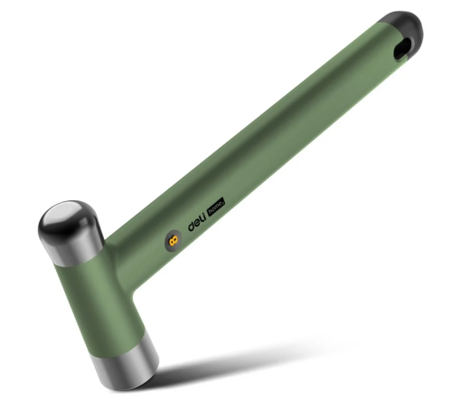 Молоток Deli HS EHT7008L 0.25 кг, Soft Touch, зеленый