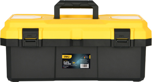 Ящик для инструмента Deli YS EDL432620 455x220x190 мм, пластм., с секциями фото 2