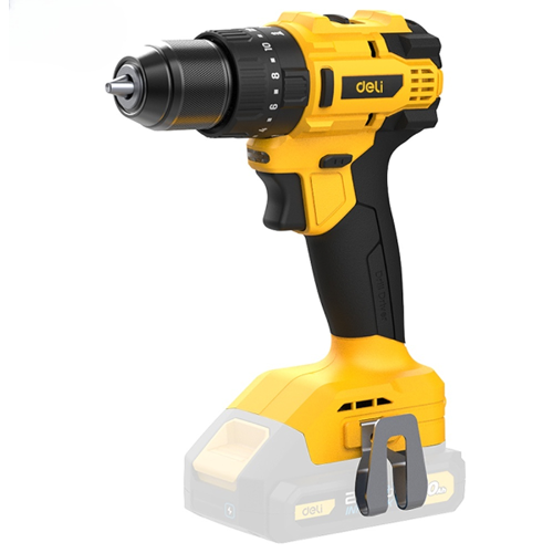 Аккумуляторная дрель-шуруповерт Deli YS DC150Z, 20 В, 50 Нм, без АКБ и З/У,  коробка