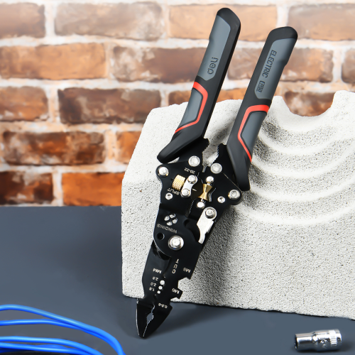 Многофункциональный инструмент для снятия изоляции Deli RS EDL383014, 200 мм фото 3