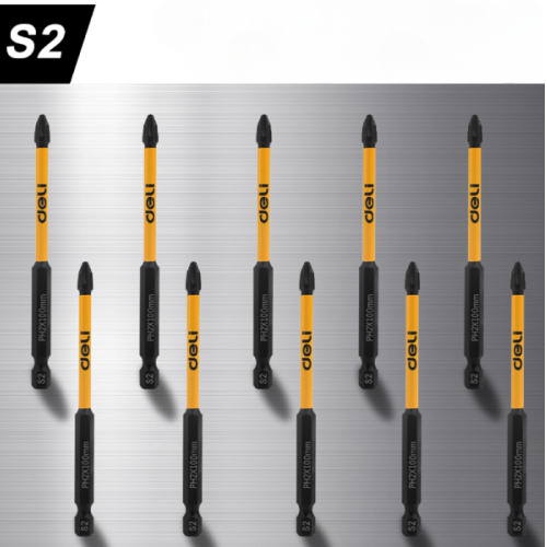 Бита Deli YS EDL251150, ударная, 10 шт., PH2 x 150 мм фото 3