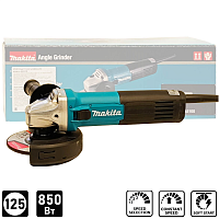 Угловая шлифмашина MAKITA GA5100, 850 Вт, 125 мм