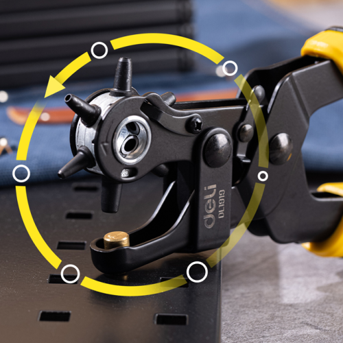 Пробойник Deli YS EDL1919, 240 мм, 2-4,5 мм, 2-х компонентные рукоятки фото 3