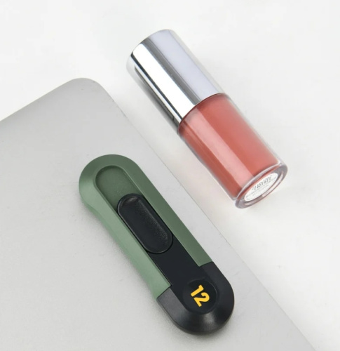 Нож строительный Deli HS HT4007L 80x25 мм, Soft Touch, зеленый фото 2