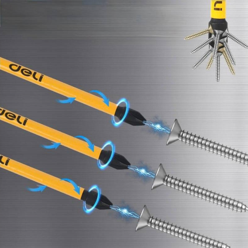 Бита Deli YS EDL251200, ударная, 10 шт., PH2 x 200 мм фото 5