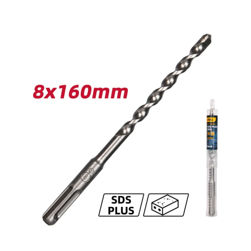 Бур по бетону Deli YS EDH-Y08160, 8 x 160 мм, SDS-PLUS фото 2