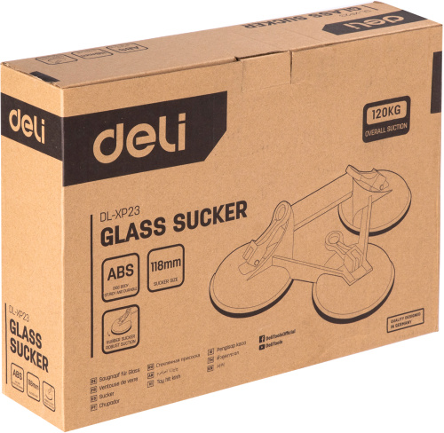Стеклодомкрат Deli YS EDL-XP23 тройной, до 120 кг фото 3