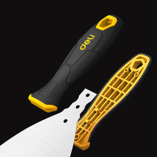 Шпатель нержавеющий 50 мм Deli YS EDL-HD2 2-х компонентная ручка фото 3