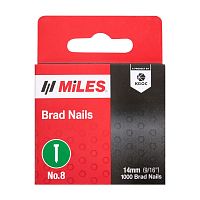 Скоба (гвоздь) Miles NO.8-14ММ, 1000 шт.