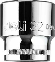Головка торцевая шестигранная Deli YS EDQ4032 1/2", 32 мм