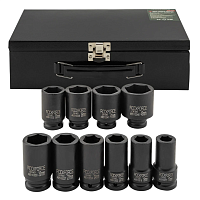 Набор головок ударных шестигранных глубоких RF-6108-5MPB 3/4", 10 шт