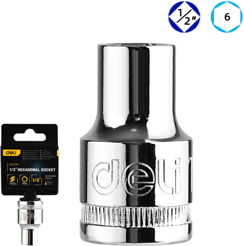 Головка торцевая шестигранная Deli YS EDQ4010 1/2", 10 мм фото 2